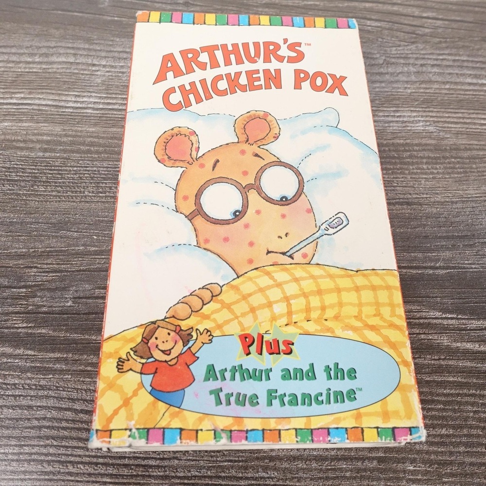 Vintage Arthur's Chicken Pox VHS Tape Random House Home Video Color 30 Min‎ USA